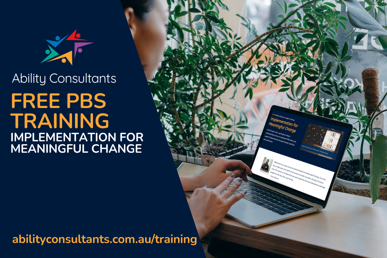 Article Implementing behaviour support plans free pbs training